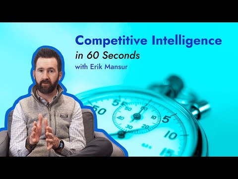 Competitive Intelligence In 60 Seconds Youtube