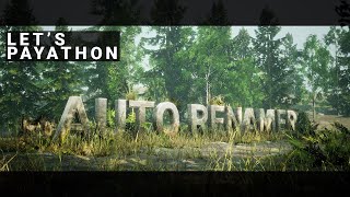 Making an Auto Renamer (Part 1) - Let's Payathon #20