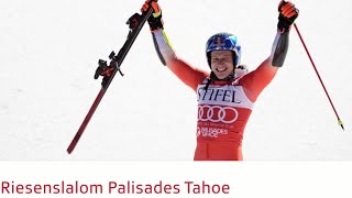 Ski Alpin Men's giant Slalom Palisades Tahoe (USA) 2.run Highlights 2024