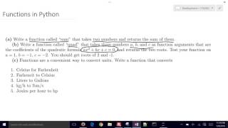 Define Python Functions with Multiple Inputs and Outputs