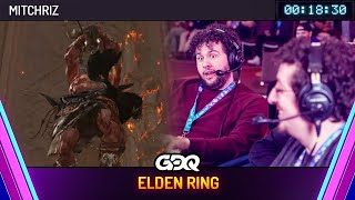 Elden Ring by Mitchriz in 18:30 - Awesome Games Done Quick 2024