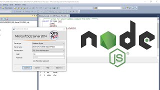 Connect Node JS With MSSQL SERVER | SQLSER AUTHENTICATION as Well as WINDOW AUTHENTICATION