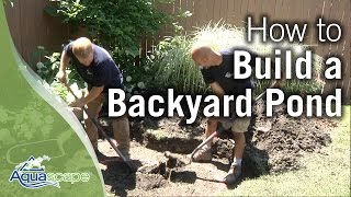 How To Build a Backyard Pond