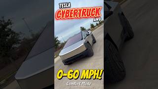 How Fast is the Tesla Cybertruck in Comfort Mode?!