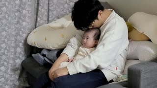 엄마가 친정에 갔습니다. 아빠와 단 둘이 지내요 (육아 vlog)