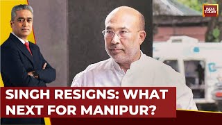 News Today With Rajdeep Sardesai LIVE: N Biren Singh Resigns, What's Next For Manipur? | India Today