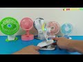 mini fan strong wind fresh summer rechargeable handheld foldable unboxing and review