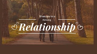 "10 Secrets to a Thriving Relationship: Hacks for Lasting Love"