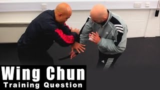 Wing Chun training - wing chun weapon destroy arm with weapon. Q95