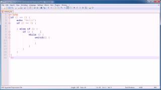 PHP Tips Indenting Code