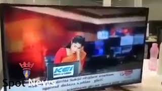 ലൈവ് വാർത്ത വായനയ്ക്കിടെ ക്യാമറ 'ചതിച്ചു'..funny news reading