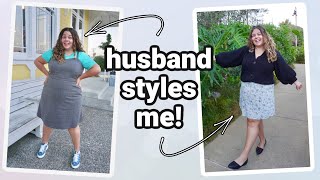 my husband chooses my outfits for a week!
