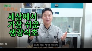 너무 쉬운 생강식초 만들기, 진저롤 성분 손실없이 추출, 내 몸을 따뜻하게