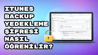 Unutulan itunes Yedekleme Şifresi Nasıl Geri Alınır? iPhone Backup Şifresini Geri Getirme