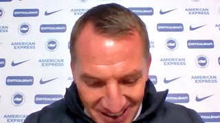 Brighton 1-2 Leicester - Brendan Rogers - Post-Match Press Conference