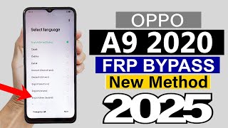 OPPO A9 2020 : Google Account/ FRP Bypass - 100% Working (Without Pc)