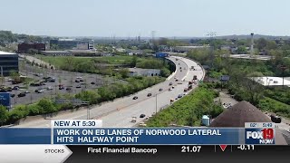 Norwood Lateral repair work on schedule, ODOT says