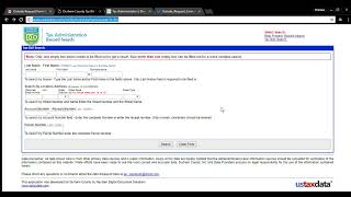 How to get Delinquent Property Records in Durham County NC?