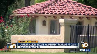 Lawsuit says rampant sexual harassment at country club