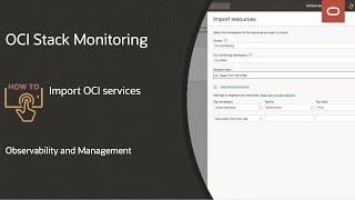 OCI Stack Monitoring: How to import OCI services