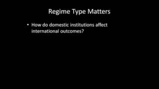 Regime type matters