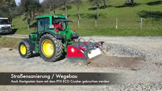 PTH ECO Crusher 150 mit verschiedensten Traktoren im Einsatz