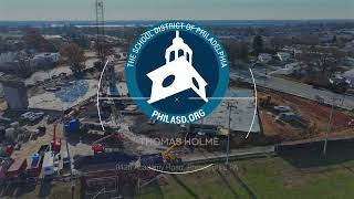 Thomas Holme Elementary School in Philadelphia, Pennsylvania - Flyover 7