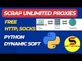 Fast Proxy Scraping with Python: HTTP, SOCKS4, and SOCKS5 Proxies from top websites and github repo