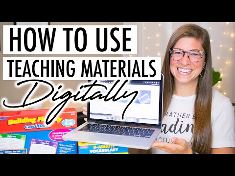 3 ways to use physical teaching materials ONLINE