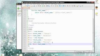 OOP PHP #5: variabel this