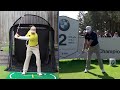 very short backswing ➜ easily optimize your golf swing