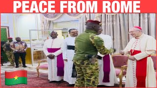 Captain Ibrahim TRAORE Received Cardinal Pietro Parolin : 125 YEARS CELEBRATION IN BURKINA FASO