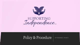 Policy & Procedure - Attendance Points