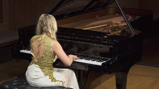 Natasha Paremski plays Prokofiev: Sonata No. 7 in B-flat Major, Op. 83, mvt. 3 - Precipitato