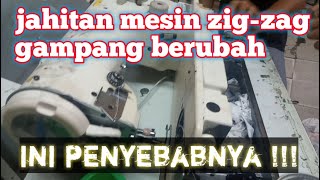 CARA PERBAIKI/PASANG TIMING BELT MESIN JAHIT ZIG ZAG(setting timing belt zig zag sewing machine)