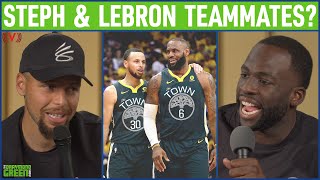 Steph Curry addresses LeBron wanting to team up with him | The Draymond Green Show
