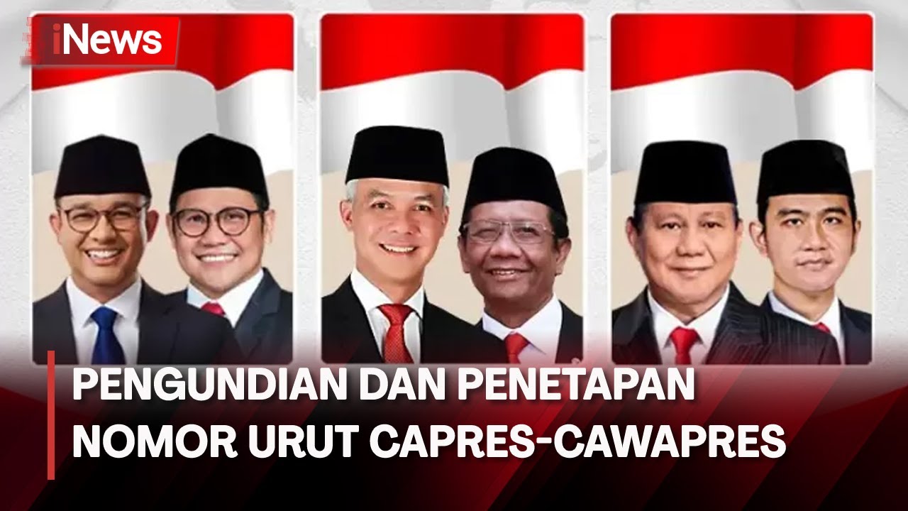 Jelang Pengundian Nomor Urut Capres-Cawapres 2024 - YouTube