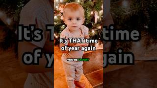 Which baby is the GUILTY ONE? #funnybabyclips #babyvlogger #christmasdecorations #shorts