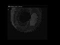 A spinning donut code with python