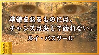 早く才能を開花させたい人へ！【名言】ルイ・パスツール【激励のカリスマ★純聖★】