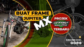 Buat Frame Atau Rangka Untuk Jupiter MX Bebasan Bengkel GTRY Racing Jogja