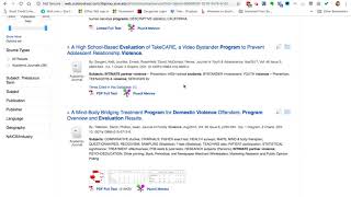 PBHE 490: Finding Program Evaluation Best Practice Articles