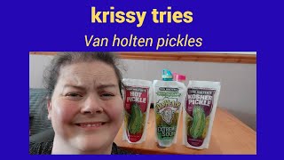 Krissy tries PICKLES!