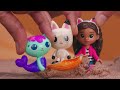 30 minutes of fun in the sun with the gabby cats gabby s dollhouse toy play adventures