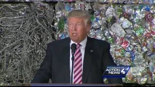 Trump takes on trade in Westmoreland County speech