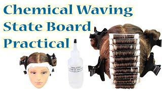 CA State Board Cosmetology Practical Exam Chemical Waving (20 minutes)