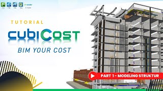 CUBICOST TUTORIALS (5D BIM) - TAKE OF ARCHITECTURE \u0026 STRUCTURE  (PART I)