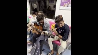 Pasoori In Metro || Flute Cover || Flute × Guitar || Best Flute And Guitar Cover || @team_jhopdi_k