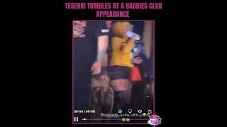 Tesehki Falls Off Stage