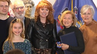 Pa. treasurer returns WWI medal to family at ceremony in Schuylkill